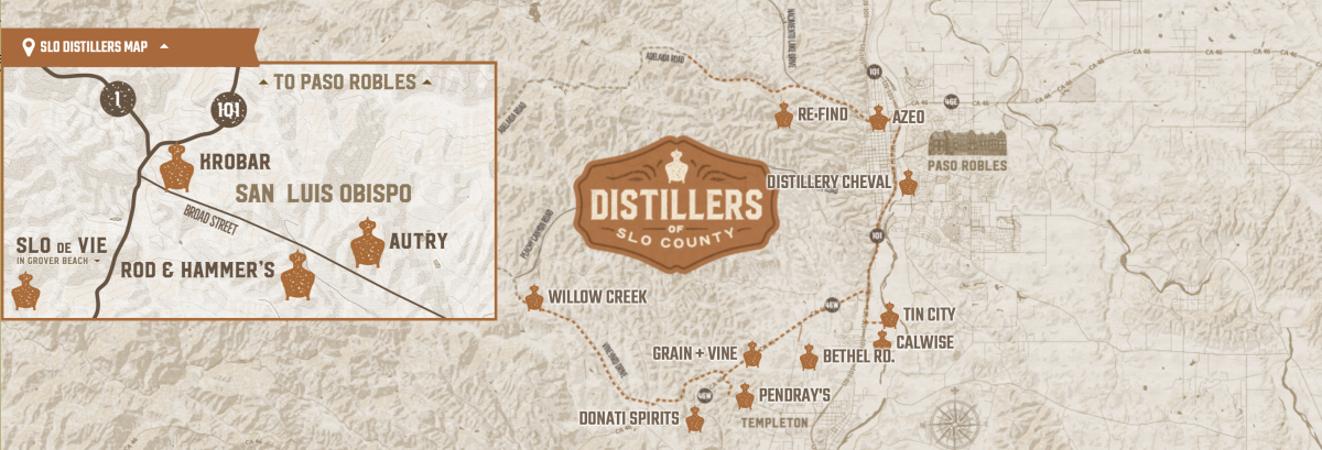 SLO Distillers Map