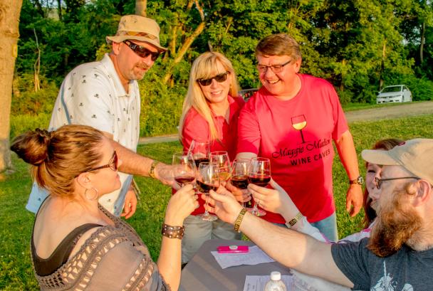 cheers in the sun - wine cave