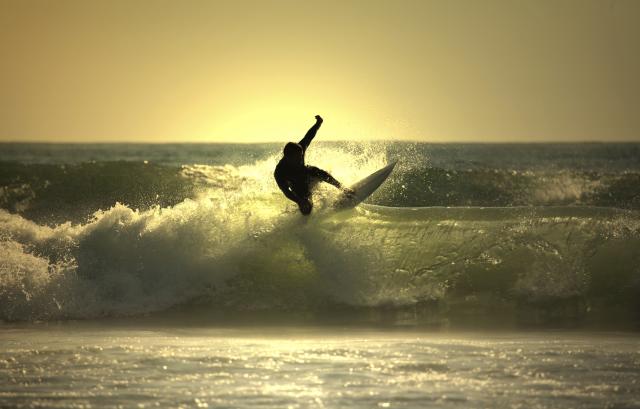 Carmel Beach Surfing