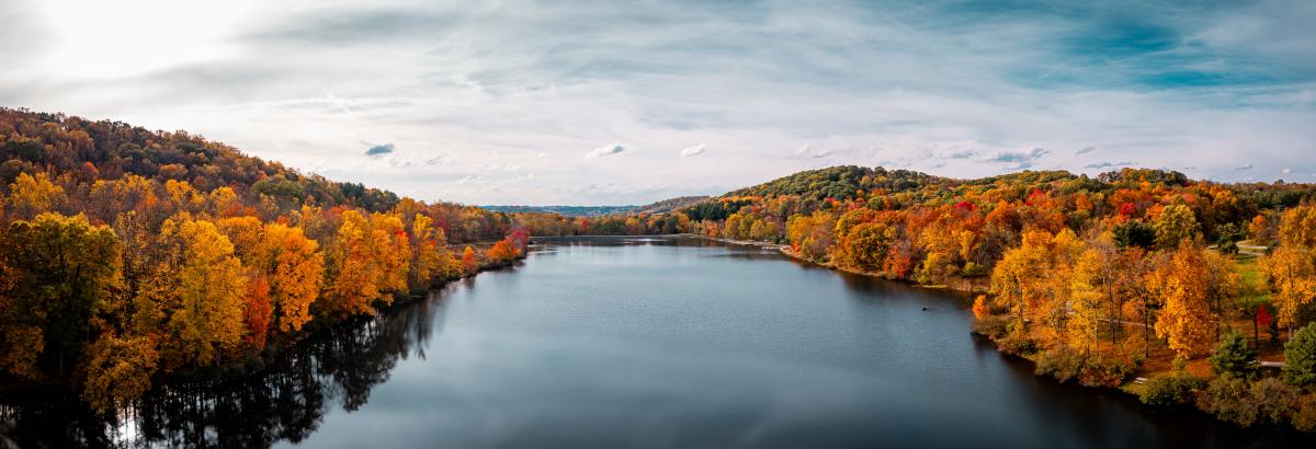 Fall foliage at Keystone State Park