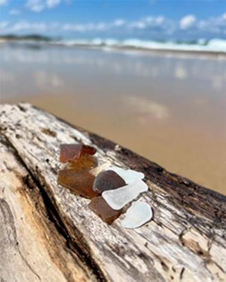 Boater's Beach Sand Glass: Indiana Dunes