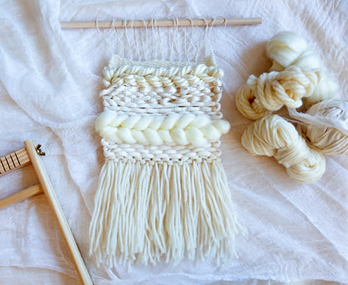 Weaving at Rocky Mountain Folk School