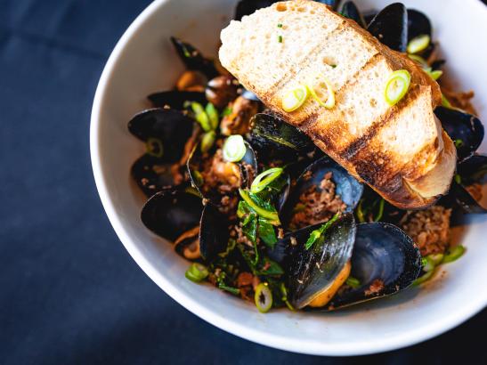 Chorizo Mussels