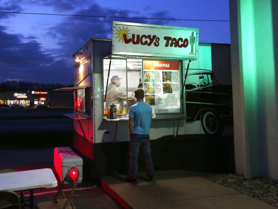 Lucy's Taco Truck Stand | credit Rochester Magazine