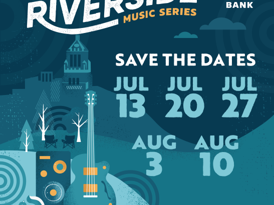 Riverside: Save the Dates!