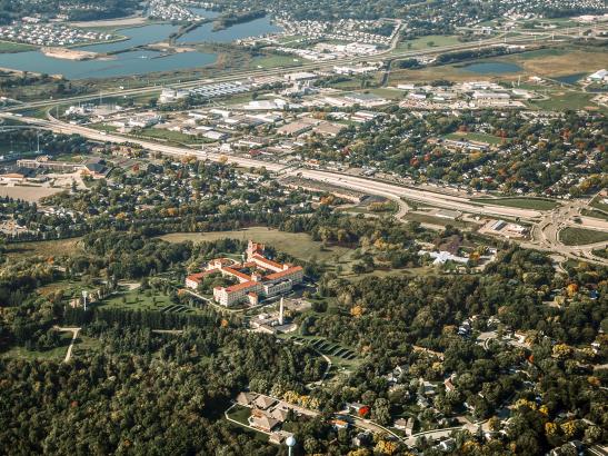 Aerial view of Rochester | credit AB-PHOTOGRAPHY.US