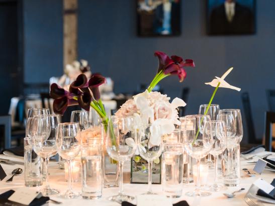 Table Scape for Wedding Reception