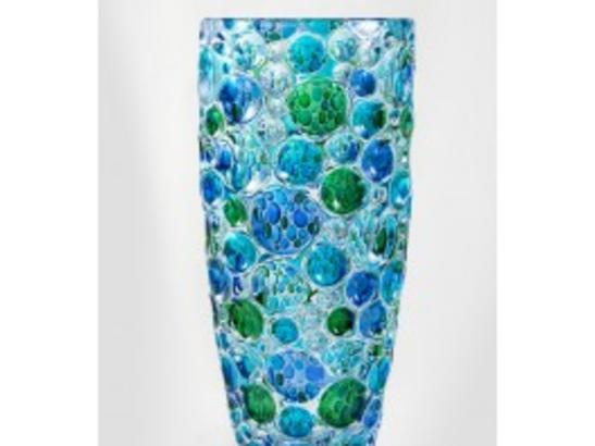 Blue Murano Crystal Vase
