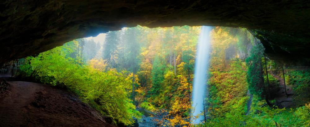 Silver Falls in Oregon's Willamette Valley