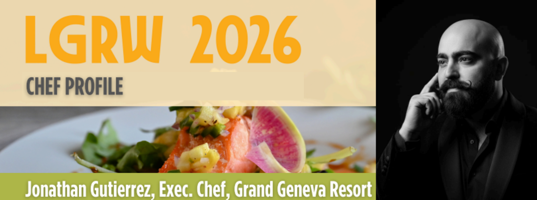 Chef profile header image for Grand Geneva Chef, Jonathan Gutierrez.