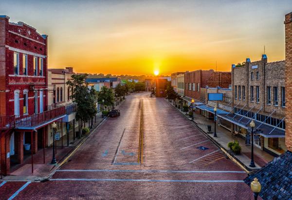 Photo of downtown Nacogdoches