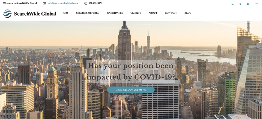 SearchWide Global Covid-19 Impact