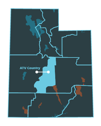 ATV Country Region Map with no city name