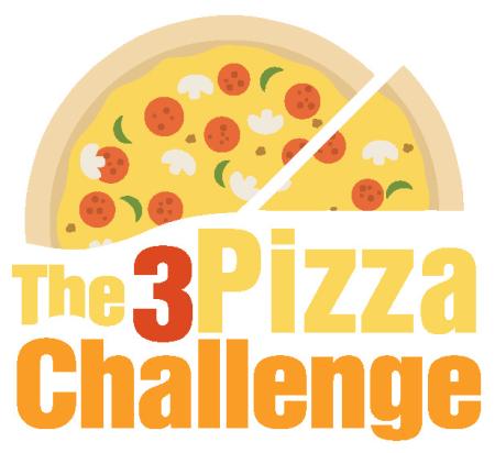 The 3 Pizza Challenge Logo