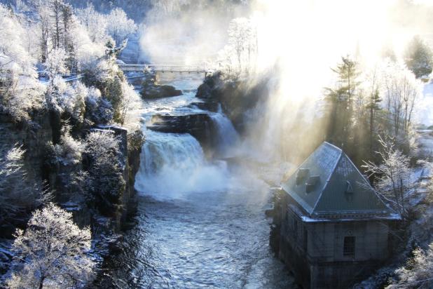 Ausable Chasm Winter Tours - Photo by Adirondack Coast Visitors Bureau