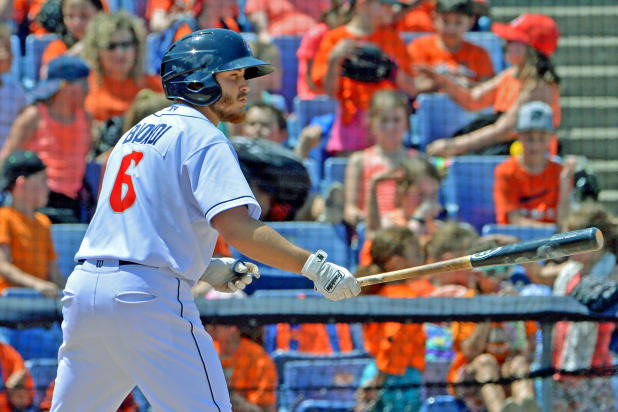 Batter getting ready to swing