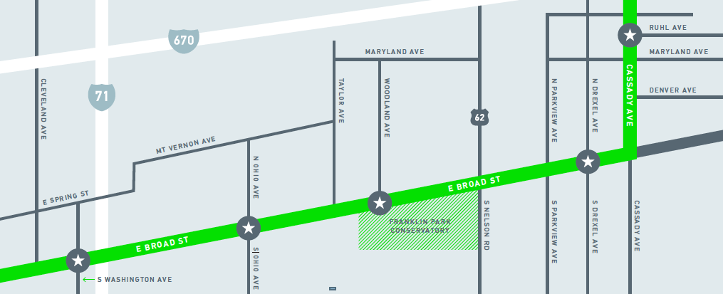 Pelotonia Spectator Map