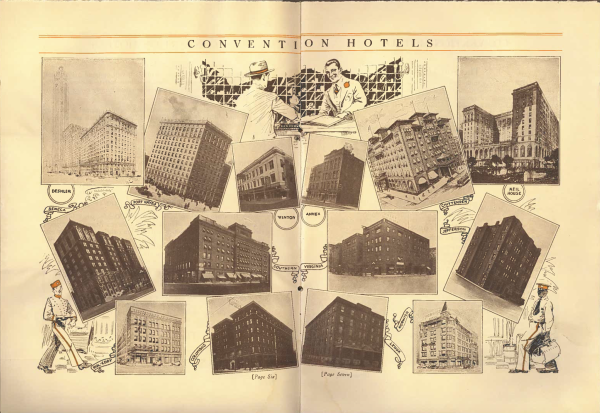 Convention Hotels from 1931 Ryder Cup Bid Document