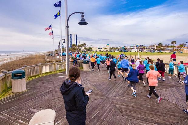 Runners on the Boardwalk, Myrtle Beach Marathon, Visit Myrtle Beach, SC