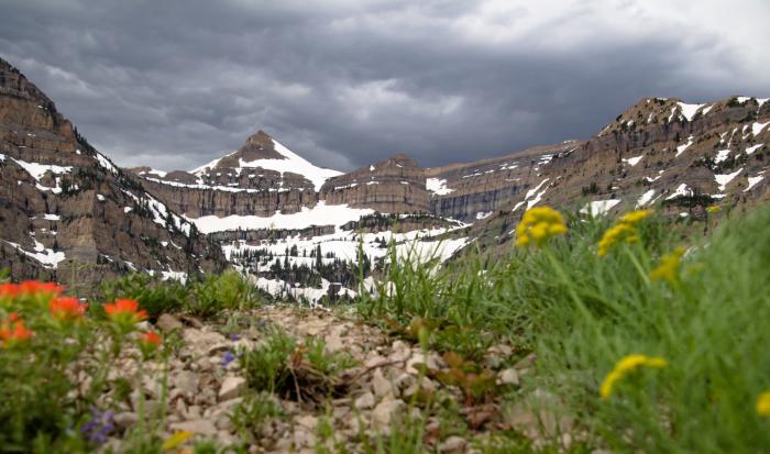 Mount Timpanogos in Utah Valley