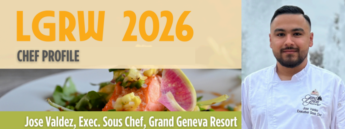 Image of the chef profile introduction for Chef Jose Valdez with the Grand Geneva Resort.