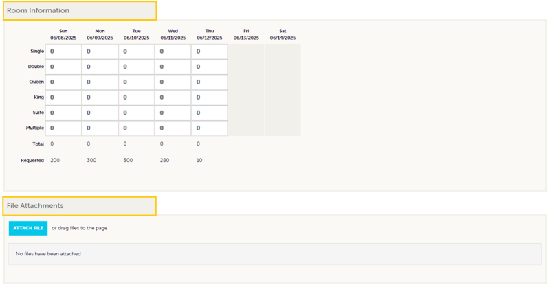 How to Add Room Information and Attach Files on a Lead in the Partner Portal.