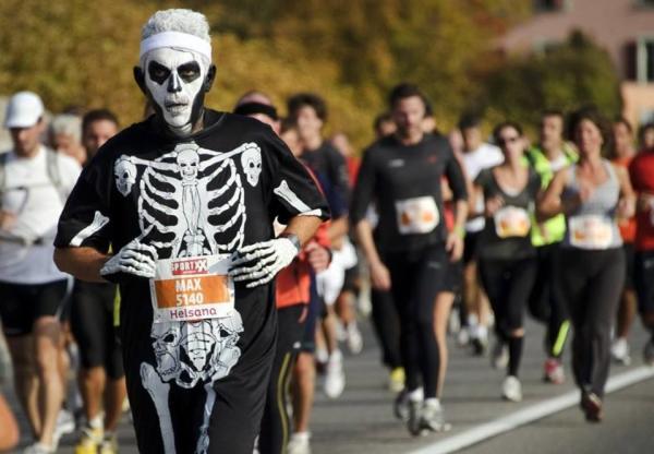 Participants at Scary Run