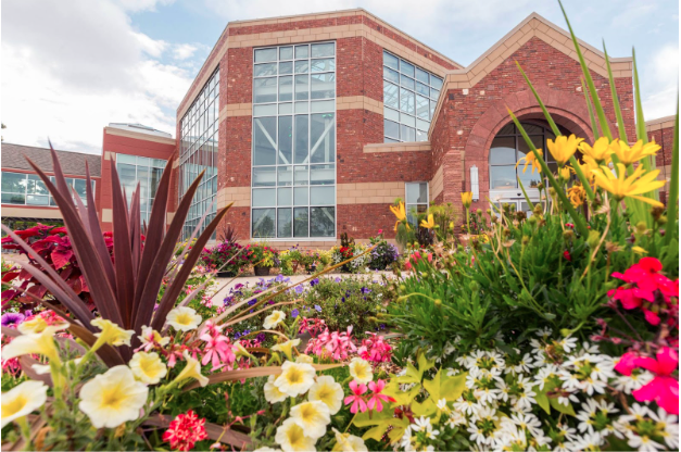 The Cheyenne Botanical Gardens outdoor entrance