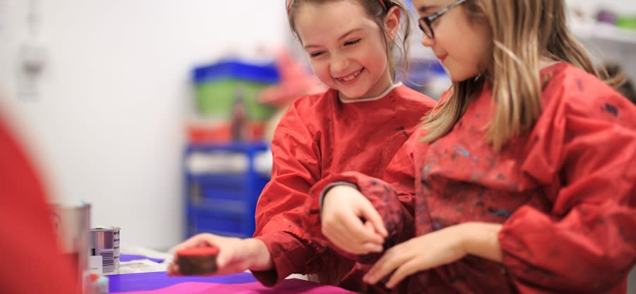 Art & craft for children at New Brewery Arts (photo Max McClure)