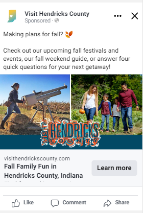 Fall family fun in Hendricks County, Indiana.