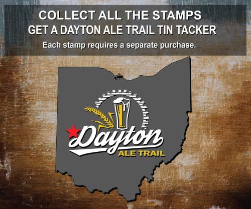 2025 Dayton Ale Trail: Collect all stamps and get a Dayton Ale Trail Tin Tacker
