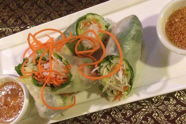Spring Rolls at Rutherford Thai
