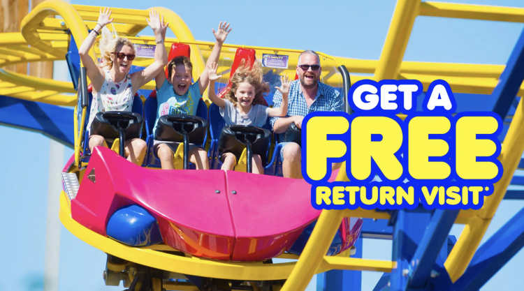 The FREE return visit is back at Crealy this Summer Holidays!
