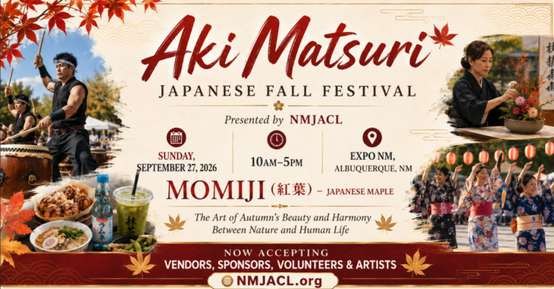 A flyer advertising Aki Matsuri on Sept. 27.
