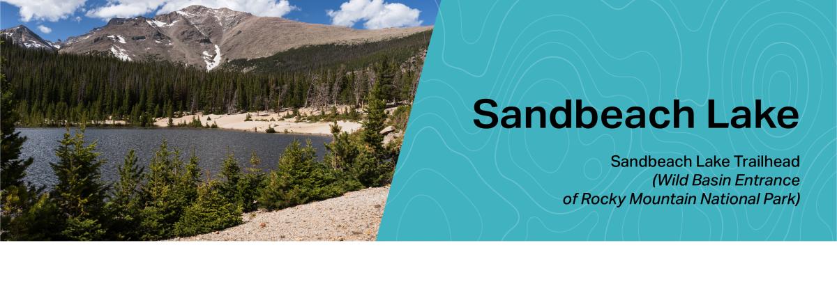 Sandbeach Lake in Rocky Mountain National Park