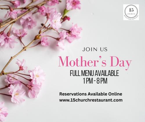 mothers day menu