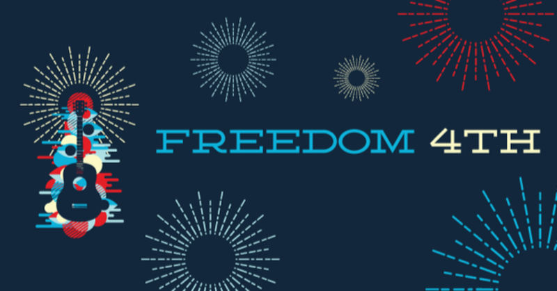 Graphic for the Freedom 4th celebration at Balloon Fiesta Park