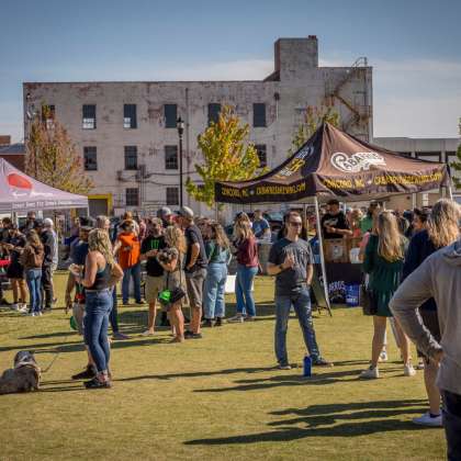 Crowd at Bell Tower BREWFEST