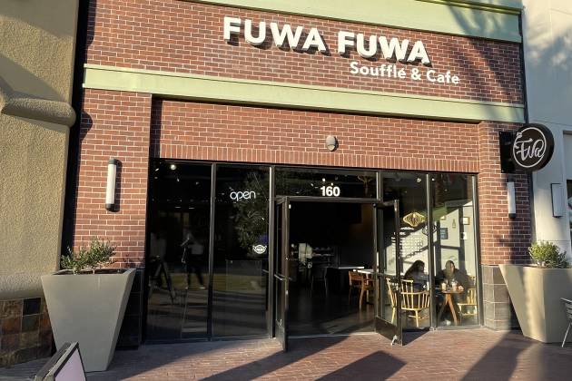 Fuwa Fuwa Souffle and Cafe store front