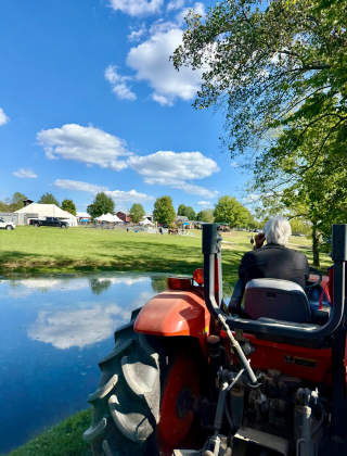 Tractor at Jackon's Orchard