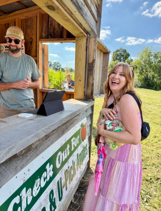 Woman at Jackson's Orchard