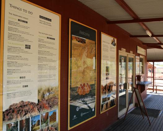 Purnululu Visitor Centre interior