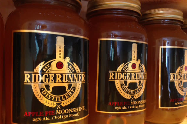 Ridge Runner Distillery Moonshine