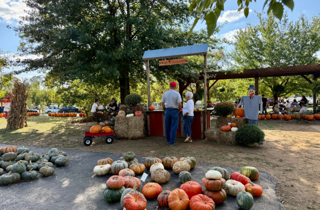 Couple at Jackson's Orchard