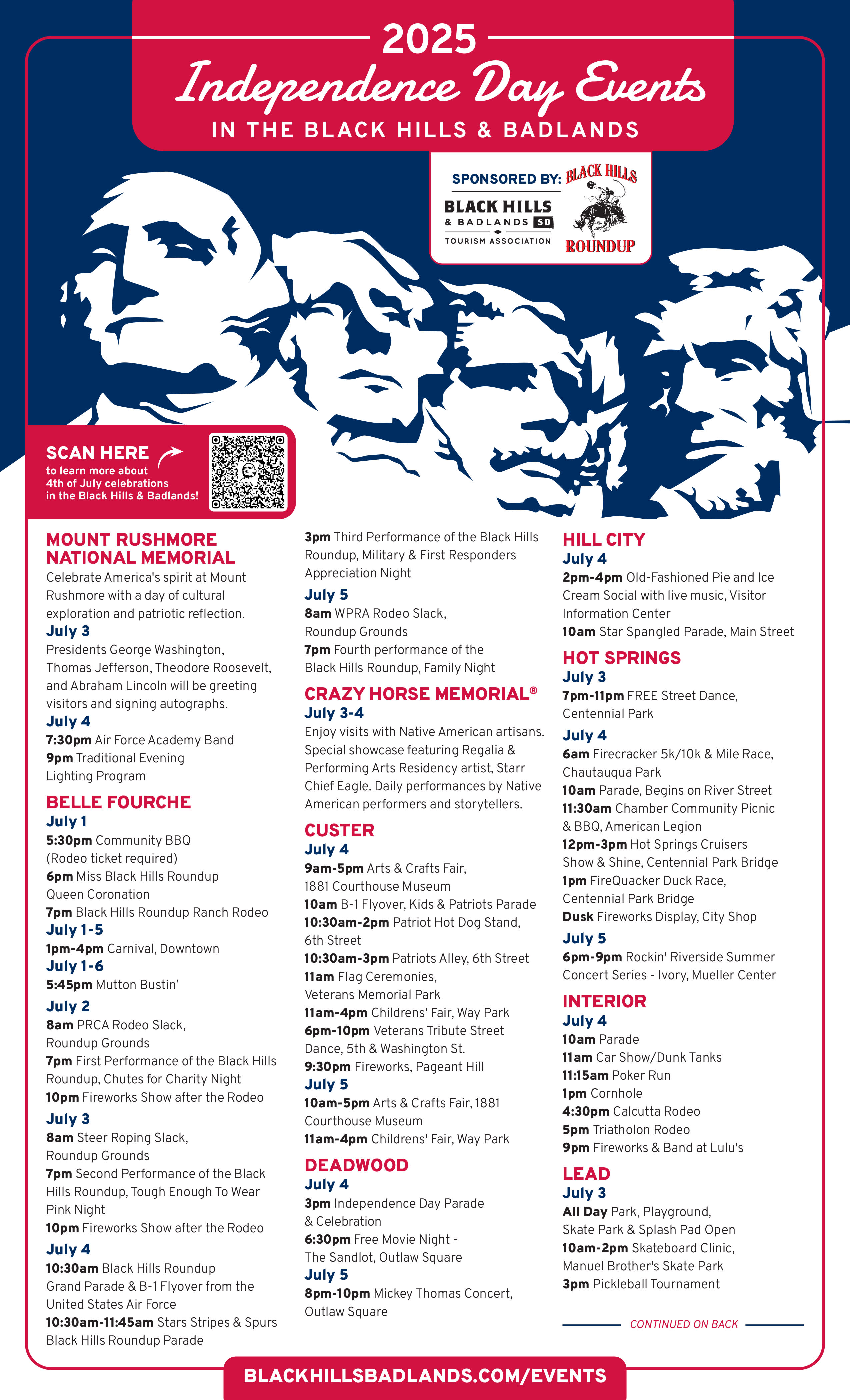 4th of July Calender - Front