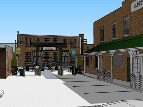 Railwalk Depot St Rendering