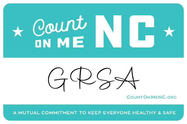 Count on me NC badge GRSA