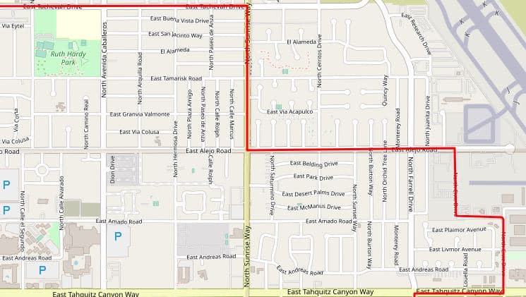 tachevah bike route