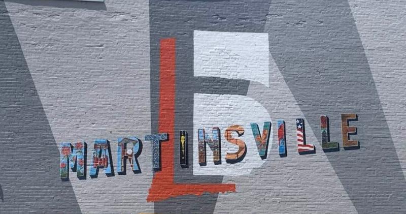 Martinsville's newest mural is located on Morgan Street on the Bailey & Wood building just east of the courthouse square.