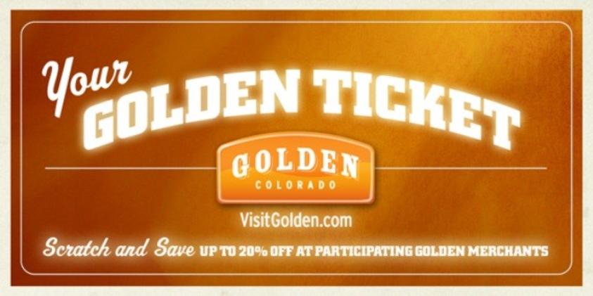 Golden Ticket is a chance to save and win in Golden!